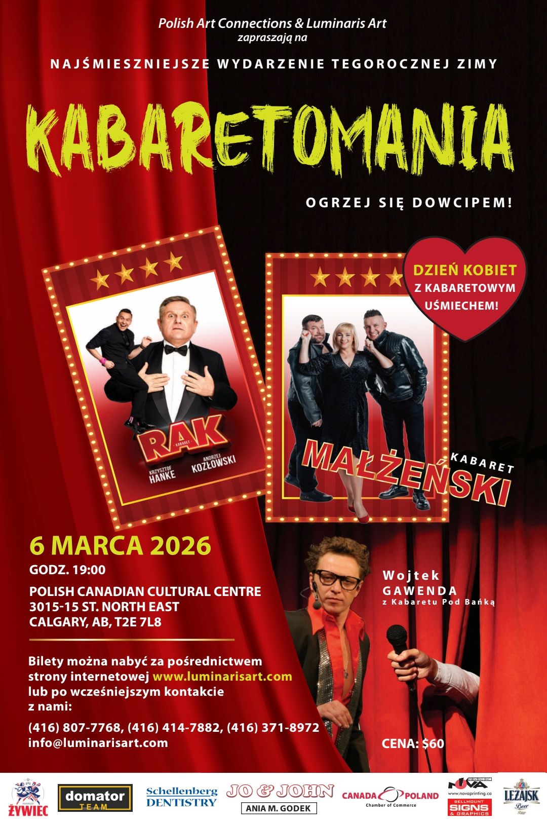 Kabarety 6 marca 2026